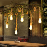 Lampada a Sospensione Industriale Nera con Anello di Ferro