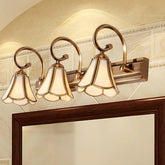 Lampade da Specchio Dorate Floreali per Bagno