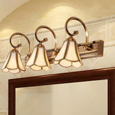 Lampade da Specchio Dorate Floreali per Bagno