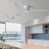 Stile Minimalista Ventilatore a Soffitto Bianco Rotondo