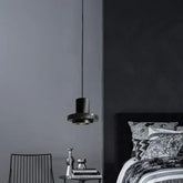 Lampadario per Camera da Letto Color Nero Stile Industriale