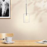 Lampadario Bottiglie Vetro con Altezza Regolabile da Comodino – Luce Calda