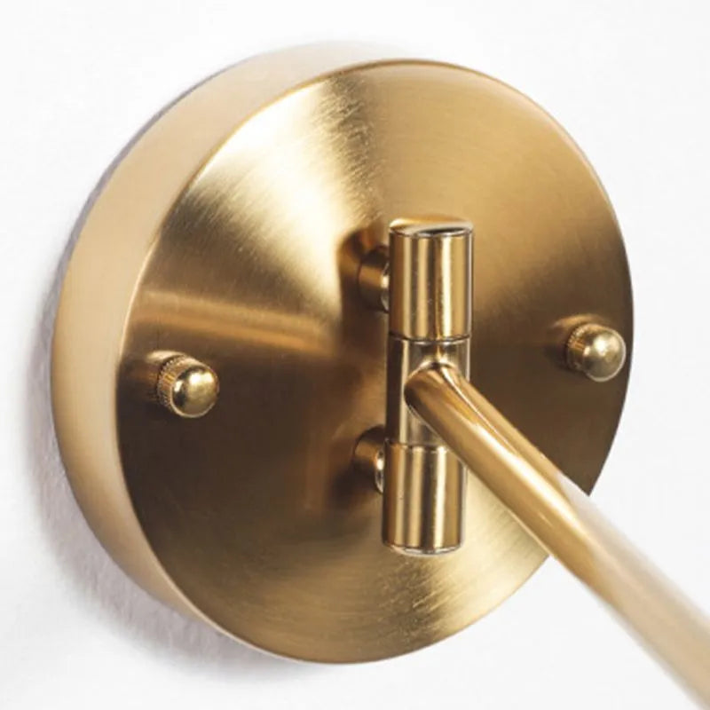 Lampada da Lettura Letto Oro per Regolabile