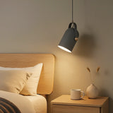 Lampadari Sospensione Design Moderno LED Orientabile in Metallo per Comodino