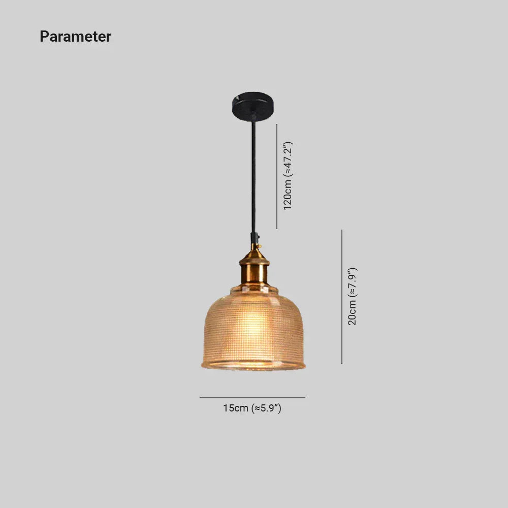 Lampadari di Vetro Colorato Stile Retro