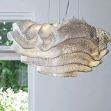 Lampadario in Tessuto in Stile Lusso  a Fiori per Soggiorno