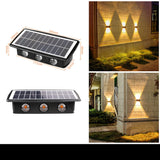 Waterproof Solar Powered Outdoor Wall Decor Light