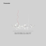 Lampadario Stella LED Bianco per Soggiorno