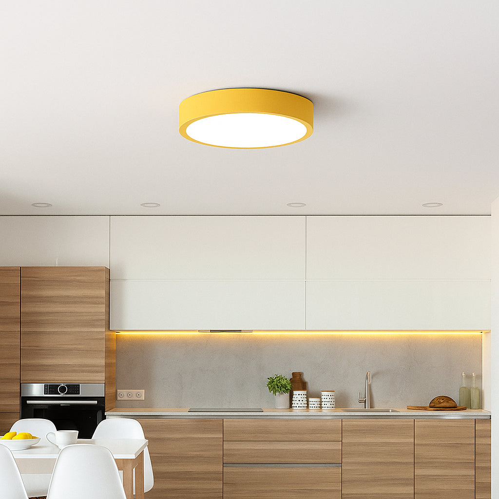 Plafoniera Rotonda LED Dimmerabile Design Moderno per Camera da Letto