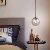 Lampadario con Sfere di Vetro LED Design Moderno Altezza Regolabile