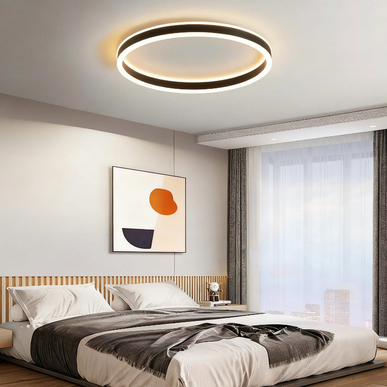 Plafoniera Led Soffitto Circolare Minimal Dimmerabile da Camera Letto