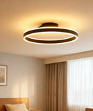 Plafoniera Led Cerchio Dimmerabile in Design Moderno per Camera da Letto