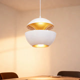 Lampadario Design Moderno Soffitto Altezza Regolabile in Metallo per Sala da Pranzo