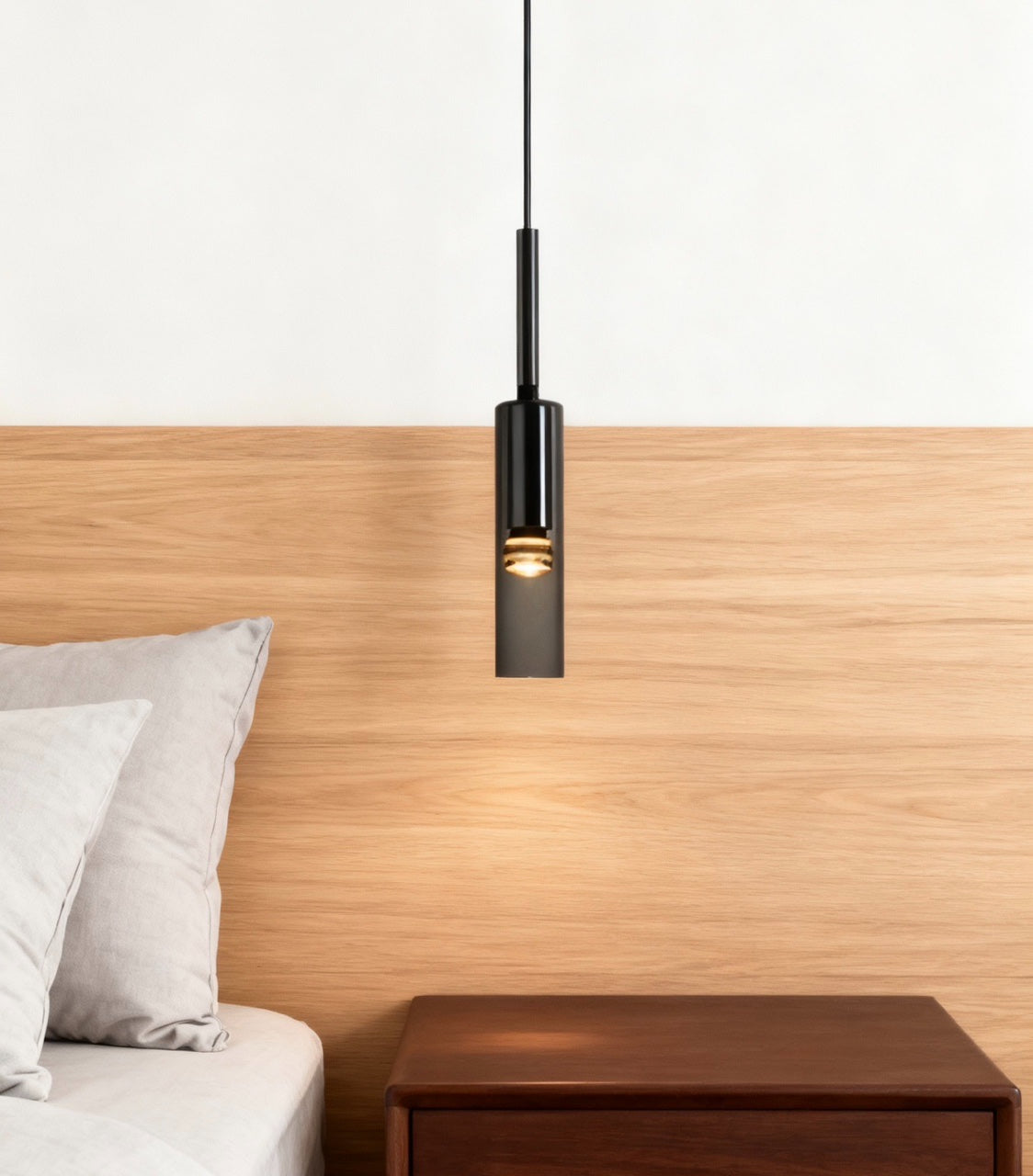 Lampadario Bottiglia Vetro Altezza Regolabile per Comodino