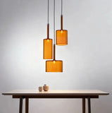 Lampadario Moderno LED in Vetro Altezza Regolabile per Sala da Pranzo – Luce Calda