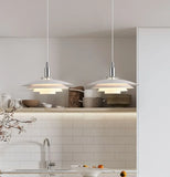Lampadario a Disco LED Dimmerabili Design Moderno per Sala Pranzo