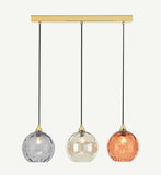 Lampadari in Vetro Colorati LED  Sfera Moderno per Sala Pranzo