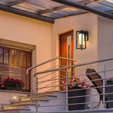 Applique da Parete Design Esterno LED Moderno Nero