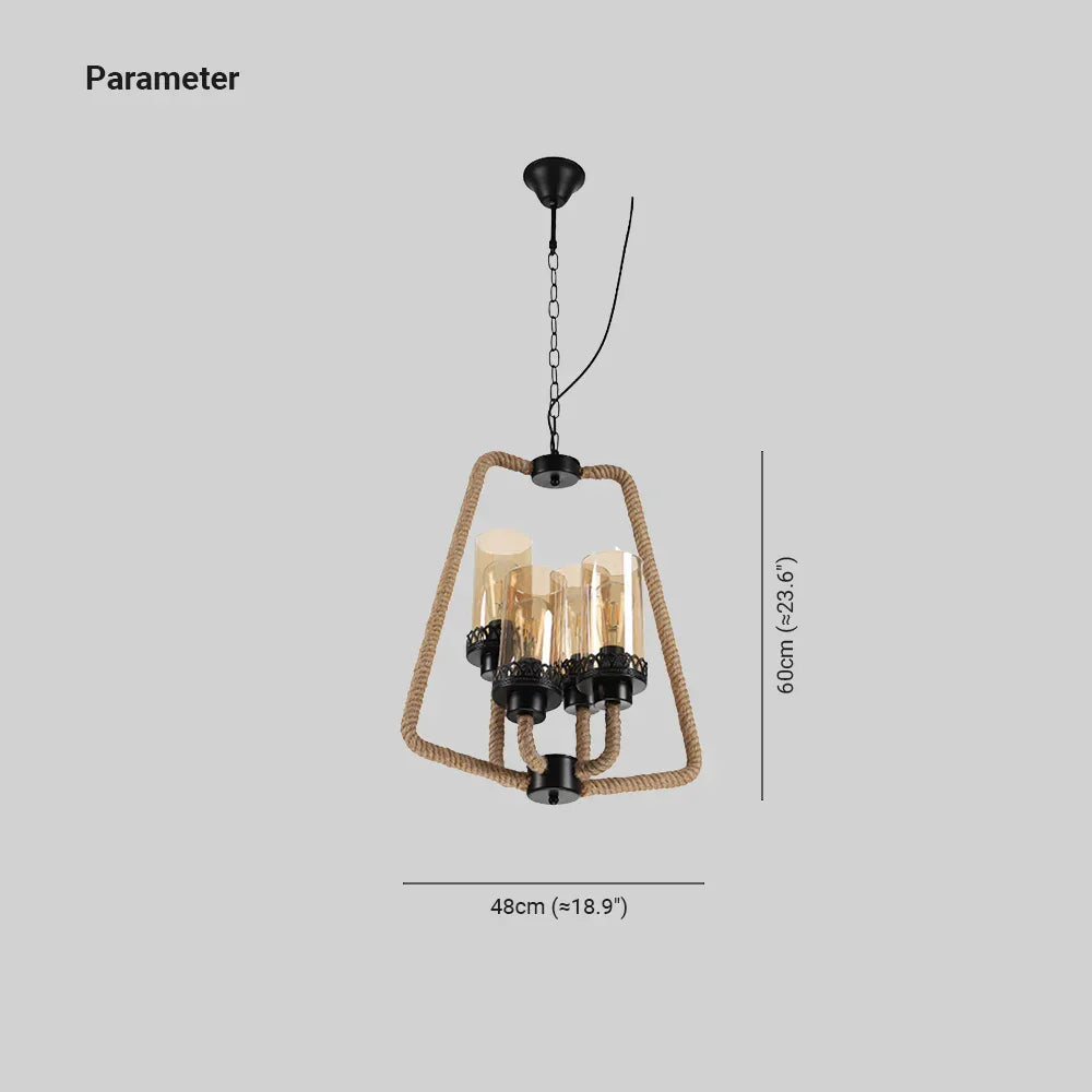 Lampadario Camera da Pranzo Design Geometrico Industriale
