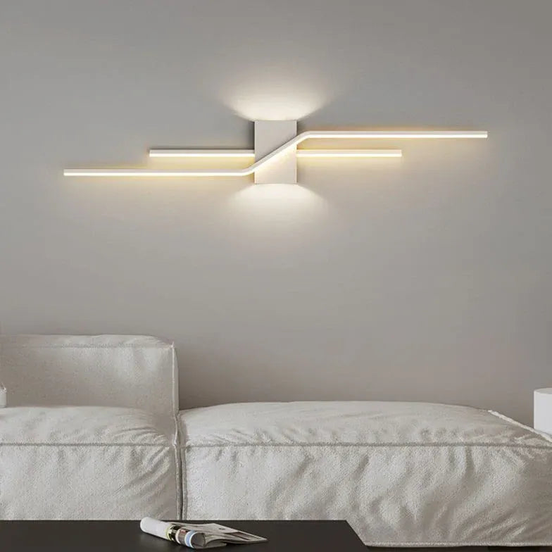 Geometria LED LED lineare Luci da parete moderna