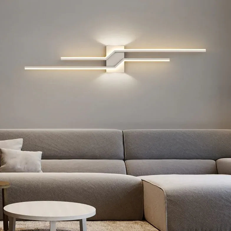 Geometria LED LED lineare Luci da parete moderna