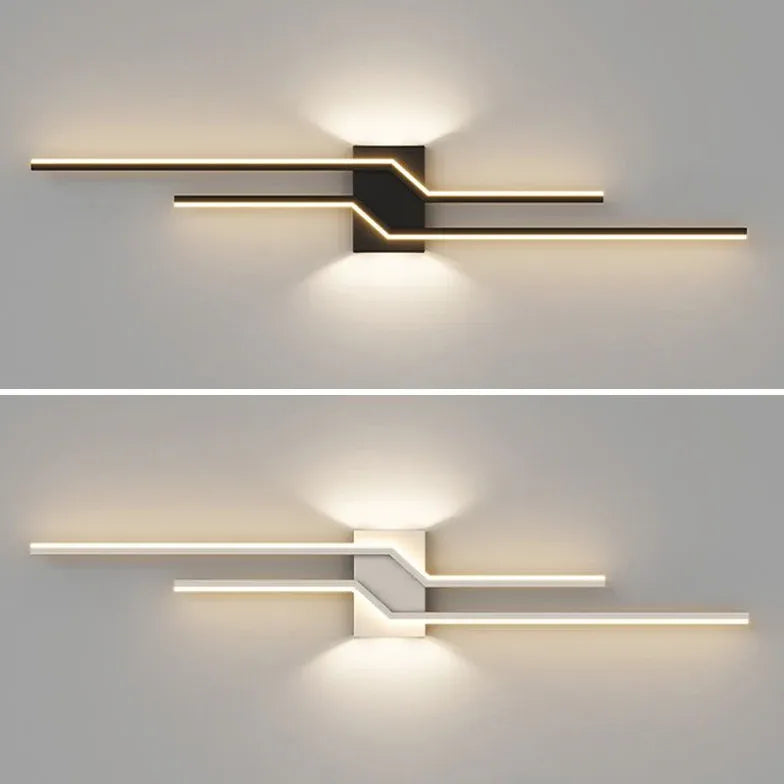 Geometria LED LED lineare Luci da parete moderna