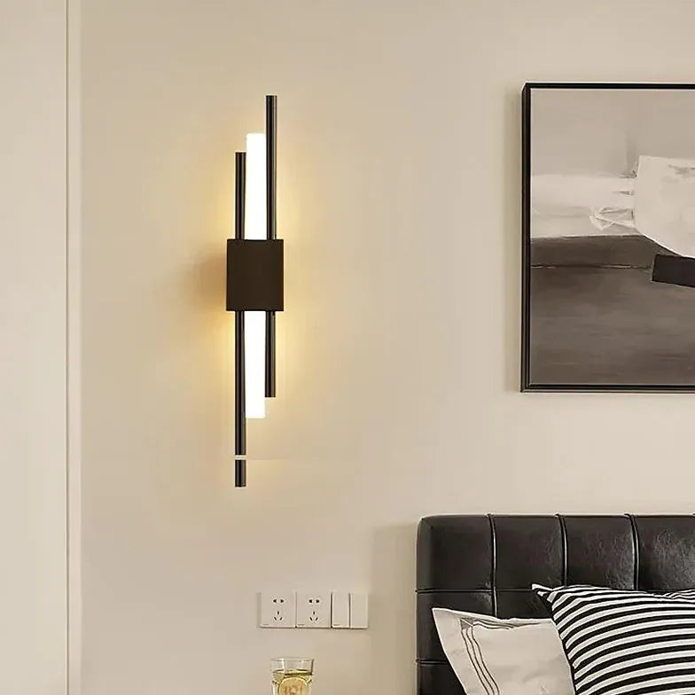 Lampade Doppia Illuminazione Moderno Letto Testata