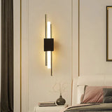 Lampade Doppia Illuminazione Moderno Letto Testata