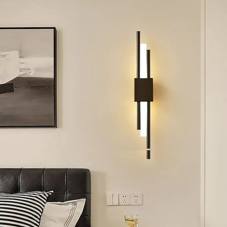 Lampade Doppia Illuminazione Moderno Letto Testata