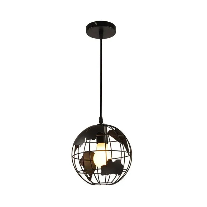 Lampadari moderni con sfere nel design nero