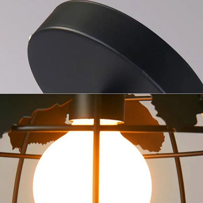 Lampadari moderni con sfere nel design nero