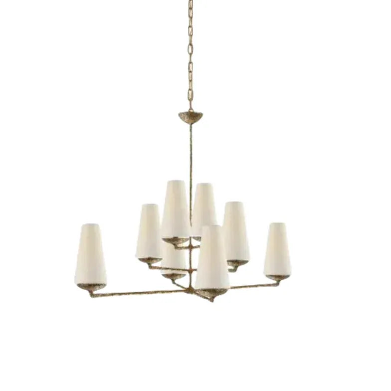 Tapered Chain Living Room LED Chandelier