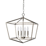 Geometric Cage Candelabra-style Vintage Industrial Ceiling Light