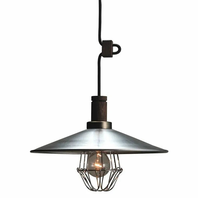 Silver Metal Industrial Kitchen Pendant Light