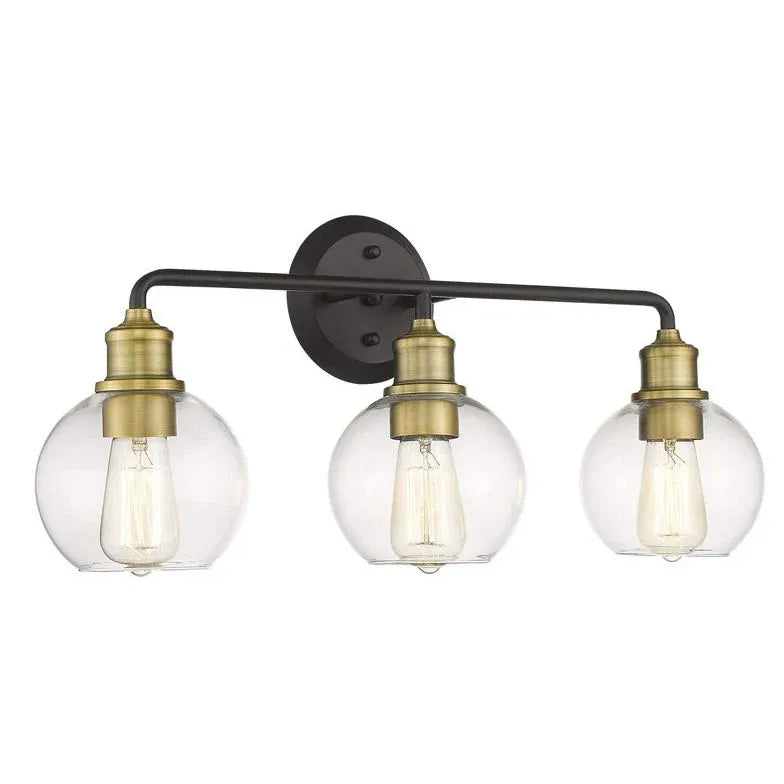 Glass Lampshade Vintage Bathroom Wall Lights