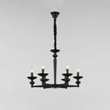 Applique a Candelabro Doppio Braccio in Nero Stile Vintage