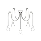 Lampadari per Cucina a Led Moderni Neri