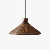 Lampadari Vintage Design in Rattan Conico