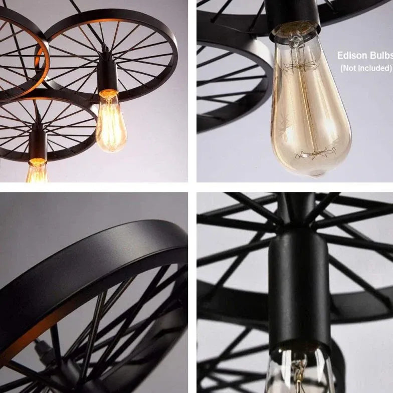 Lampadari a sospensione vintage industriale con design