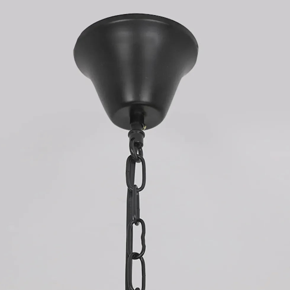 Lampadari in Legno Rustico con Forma Cubica