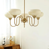 Milky White Glass Vintage Pendant Light