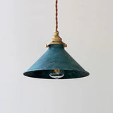 Lampadari Vetro Vintage Design con Texture Arrugginite