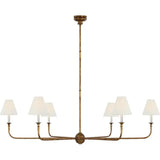 Lampadari per sale a bracci multipli in tessuto bianco