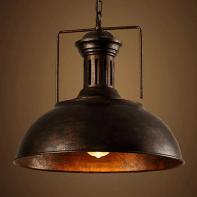 Metal Arch Industrial Living Room Pendant Light