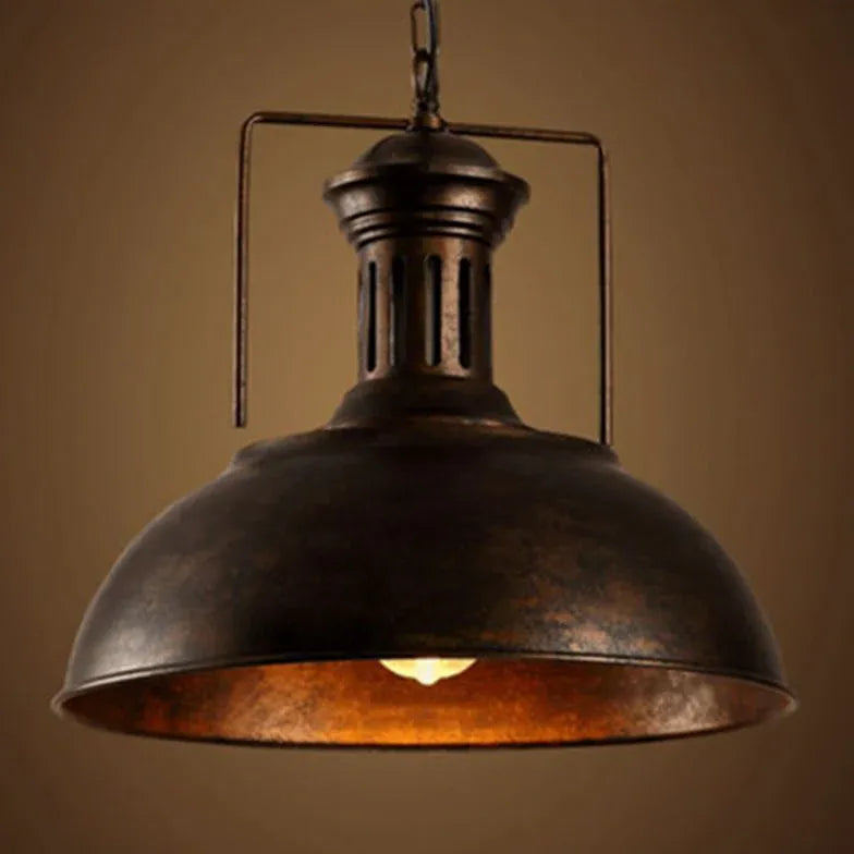 Metal Arch Industrial Living Room Pendant Light