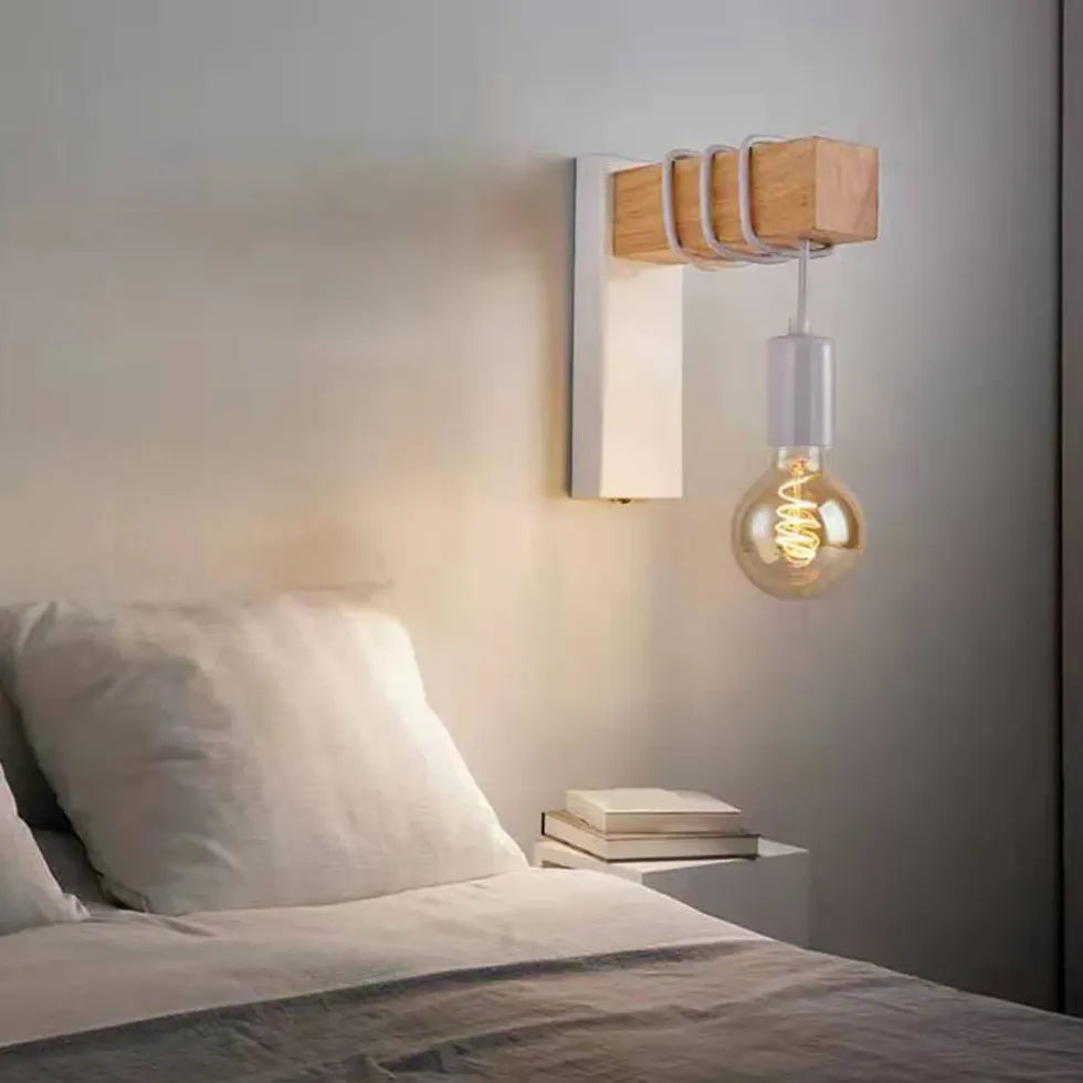 Applique da Parete con Lampadina Design Industriale