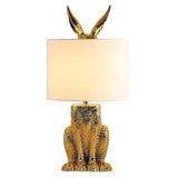 Lampada da Tavolo Bianca Moderna Orecchie Coniglio