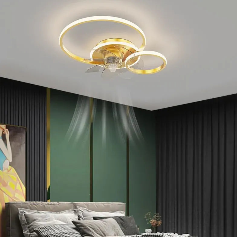 Ventilatore Vortice da Soffitto con Luce Moderna