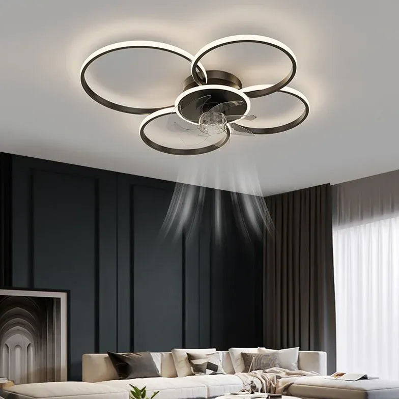 Ventilatore Vortice da Soffitto con Luce Moderna