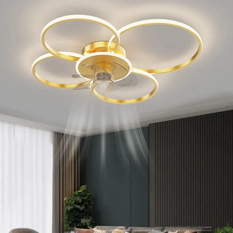 Ventilatore Vortice da Soffitto con Luce Moderna